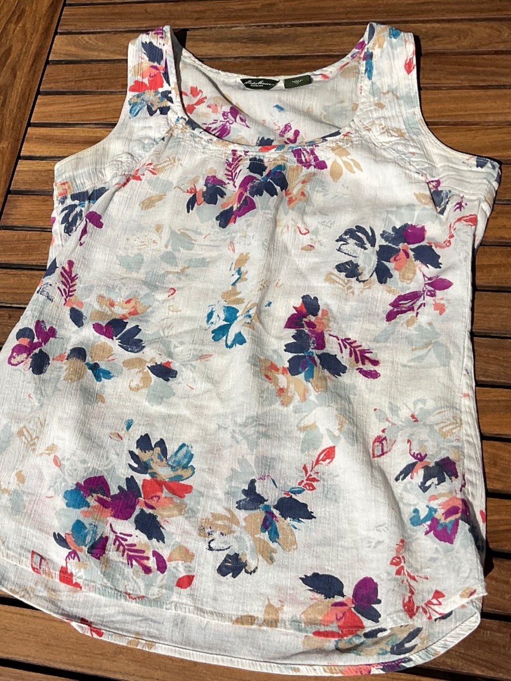 Eddie Bauer Floral tank top size XS